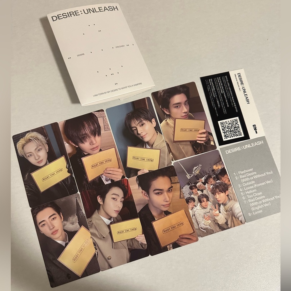 enhypen weverse desire: unleash photocards